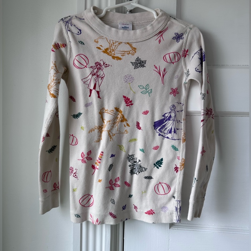 Hanna Andersson Disney Frozen II Long John Pajamas, size 5